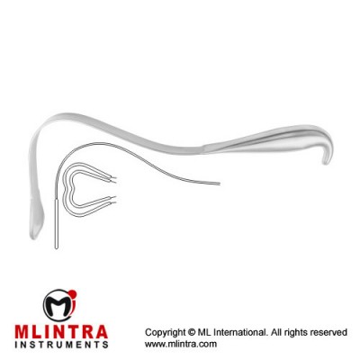 Harrington Retractor Stainless Steel, 33 cm - 13" Blade Size 137 x 65 mm